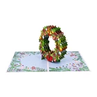Cards Thanks Card Personalized Custom Craft Paper Printing Envelop Laser Cut Christmas Santa 3d Pop Up Greeting Cards