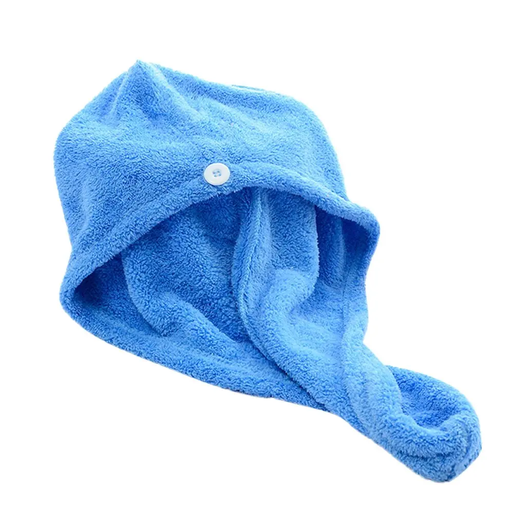 Custom logo microfiber hair wrap fast drying hair turban towel