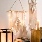 Decor Macrame Decor Boho Decor Falling Leaves Macrame Wall Hanging