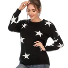 Plain Pullover Women's Plain Sweater Pullover Sweaters Long Sleeve Crewneck Front Ribbed Knit Sweater