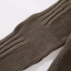 Winter Fashionable Design Thick Men's Knitwear Pullover Sweater Turn-down Collar Zipper Textured Men Sweater