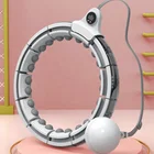 Hula Hoops DESUN Exercise Detachable Slimming Fitness Smart Hula Hoops For Adults Weight Loss