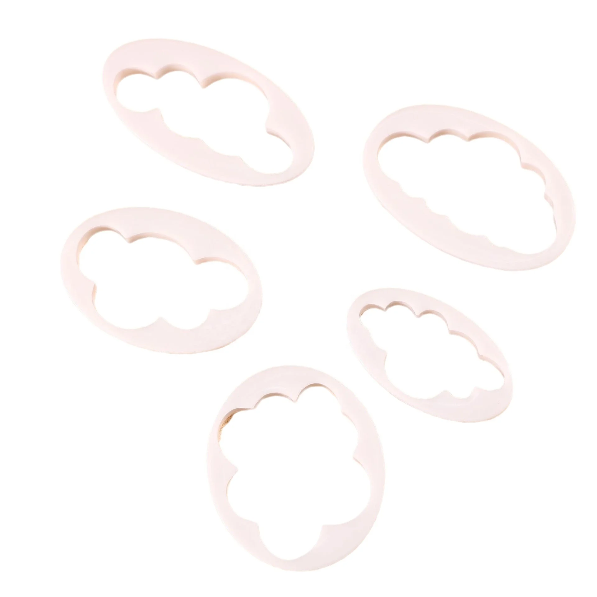 New Plastic Cake Decorating Tools Clouds Embossing Mould 5Pcs Set Cookie Cutter Pastry Molds Kitchen Baking Utensils Cake Tools
