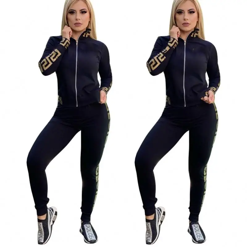 Hot selling Embroidered women's two-piece set woman clothes 2022 trending good quality Casual women brand clothing