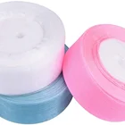 Laces Custom Organza Gift Wrapping 1.5 Inch Pink Ribbon Laces For Crafts