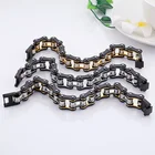 Link Bracelet KALEN Fashion Bicycle Chain Stainless Steel Cool Boys Link Charm Bracelet Mens