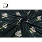 Scarf 90x90cm All Over Logo Wholesale Custom Logo Designer Printed Hair Square Silk Satin Scarf For Women