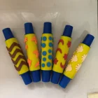 2022 Amazon Hotsale Factory Wholesale Kids' Different Shape EVA Foam Roller Brush For Artist Painting