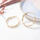 Hoop Earrings Wholesale Fashion Simple Geometric Hoop Earrings Female Temperament Personality All-match Earrings