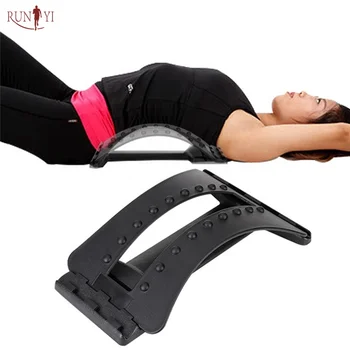 RUNYI Multi Color back cracker Posture Corrector Equipment Pain Relief Adjustable Spine Device Lumbar Massager Back Stretcher