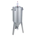 Homebrew Fermenter 30l Homebrew Economic Stainless Steel Beer Fermenter Tank 30l Conical Fermenter With Cooling Jacket