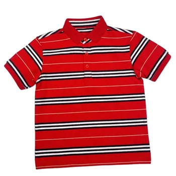 High Quality Summer Pique Clothes Customized Logo Boy's Polo Shirt-Kids T-Shirt Uniform Wholesale for Baby Boy Baby Girl