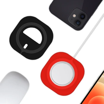 Factory Price High Quality Desktop Silicone Magnetic Wireless Charging Base For iPhone Apple Watch
