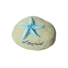 Sea Shell Resin Stone Nautical Style Polyresin Stone Decoration Sea Shell Resin Rock Tabletop Decoration