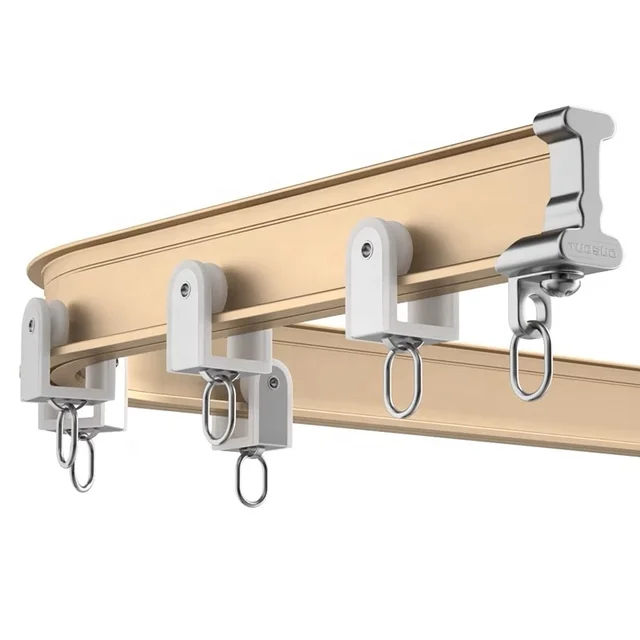Flexible Bendable Ceiling Mount Room Divider Aluminum Curtain Track Rail