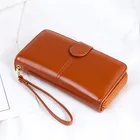 Wholesale PU Leather Women Wallet Blocking Multi Card Case Wallet With Zipper Pocket Credit Card Holder