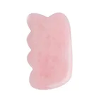 Gem Hot Gem Mini Heart-shape Rose Quartz Amethyst Face Jade Gua Sha Massage Tool