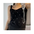 Knit Vest Wholesale Factory Comfortable Solid Color Womens Sling Sweater Sleeveless Custom Knit Vest