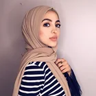 Jersey Scarf Wholesale Many Colors Muslim Kuwaiti Pins Warm Chiffon Women Hijab Jersey Scarf India