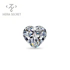 Heart ForeverFlame G H 6.5ct 12mm*10mm VVS Heart Cut Diamond CVD CZ Moissanite Jewelry Women Ring