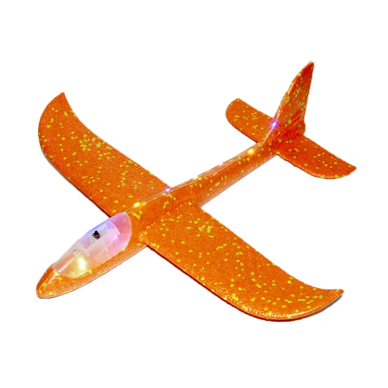 DIY Plane EPP Foam Hand Throwing Airplane Fixed-Wing Model Toy The Gift for Children Kids Electric Glider Airplane Toy 