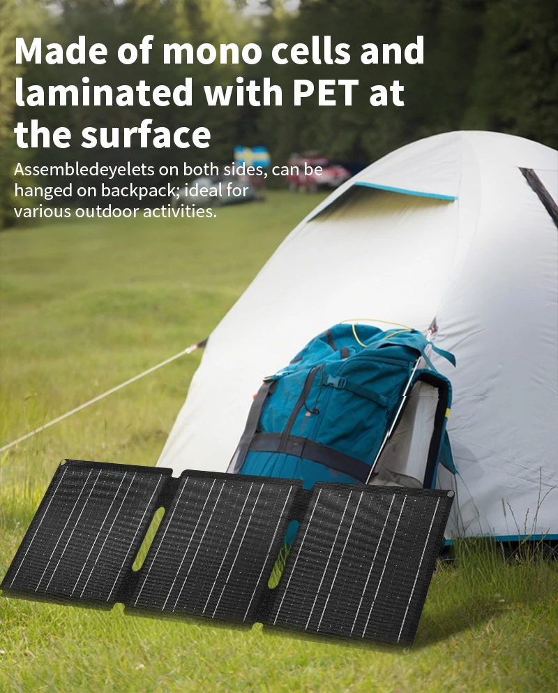 product avcon new design mini folding solar panel portable 30w usb charger new design 200w outdoor power ev charging-0