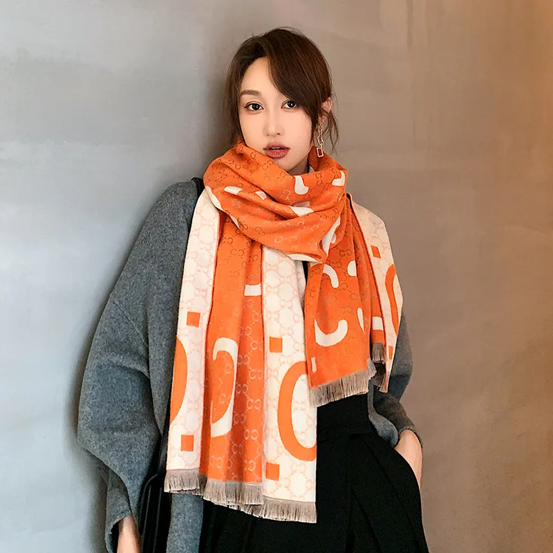 hooded cashmere scarf