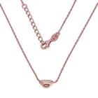 925 Necklace 2021 Wholesale Fashion Jewelry Chain Rose Gold Plated 925 Sterling Silver Pendants Necklace