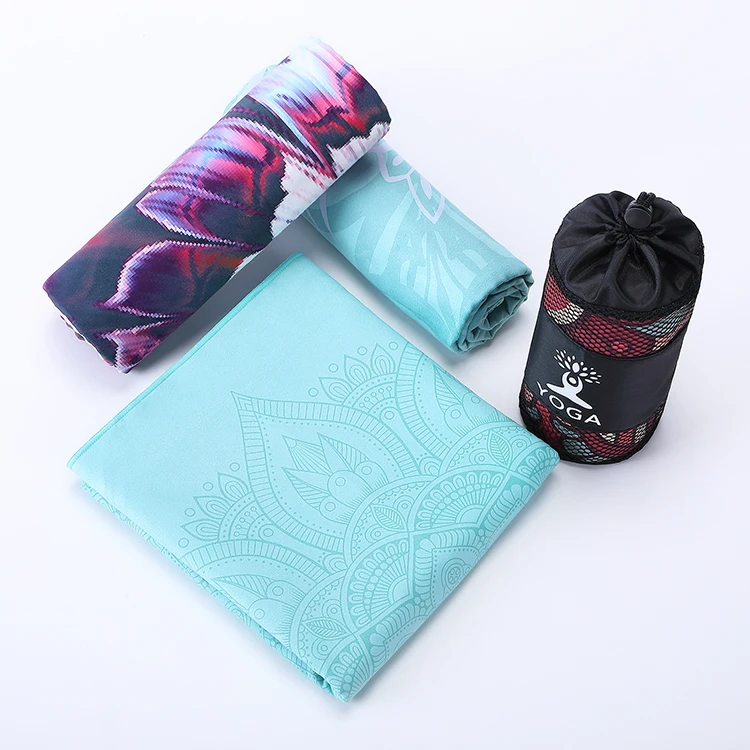 Wholesale Customized Microfiber Non-slip Yoga Towel