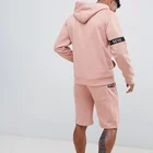 Men Mens Sweat Shorts And Hoodies Wholesale Custom Tracksuit Men Gym Mens Sweat Suit Cotton Hoodie And Shorts Set Men