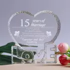 Anniversary Gifts 15Th 25Th 50Th K9 Crystal Craft Happy Anniversary Wedding Gifts For Guests