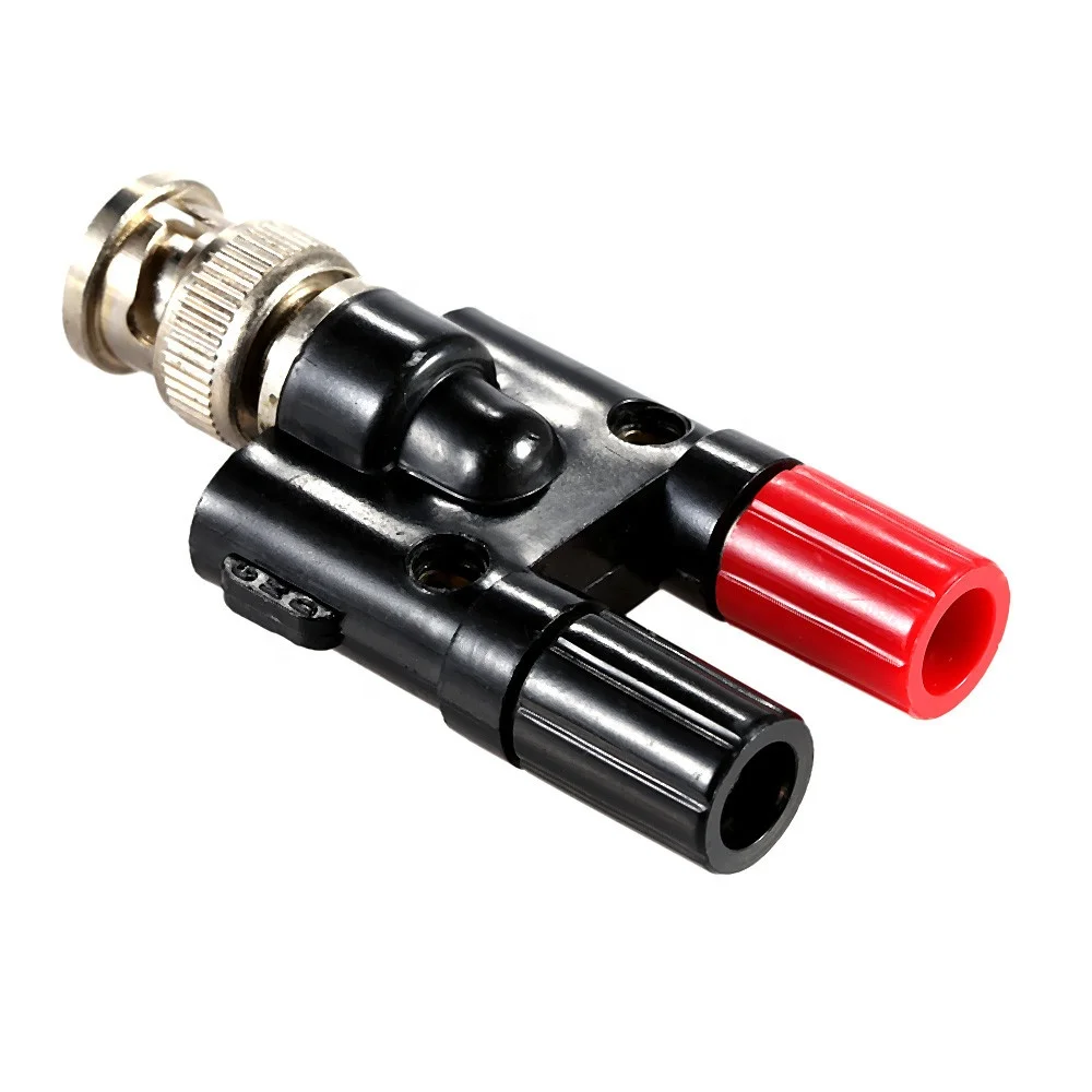Hantek HT311 Mini BNC to 4 mm Banana Plug Terminal Adapter for Oscilloscope 