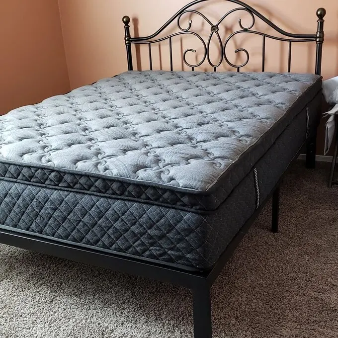 Mattress roll up in box Euro top firm custom factory wholesale pocket spring mattress