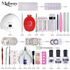 Nail Art Uv Gel Professional UV Gel Nail Art Kit With Private Logo For Starter With LED Lamp Remover OEM Service