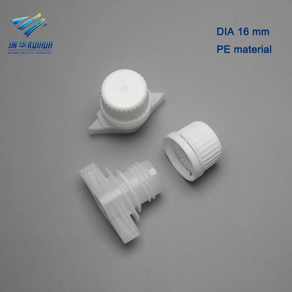 RD-091(2) plastic screw cap and spout 16mm 