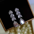 Bridal Earring Earrings Earring Women Wedding Water Drop Shape Fashion Jewelry Bridal Accessories Earring