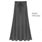 Skirt Color Fall Split Skirt Female Plus Size 6xl Solid Color Strap A-line Skirt Slim Long Skirt