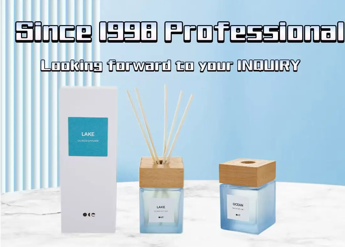 product custom matte glass bottle perfume essential oil reed aroma reed diffuser sets wholesale fragrance scented diffuser for home-19