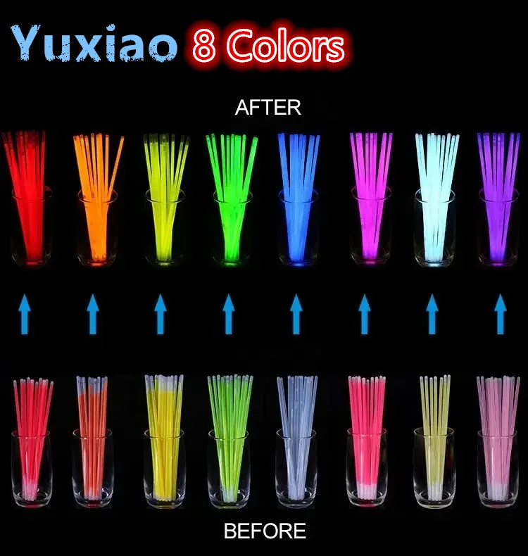 Customized Festive Party Glow Sticks Bracelet Bulk Party Supplies Neon