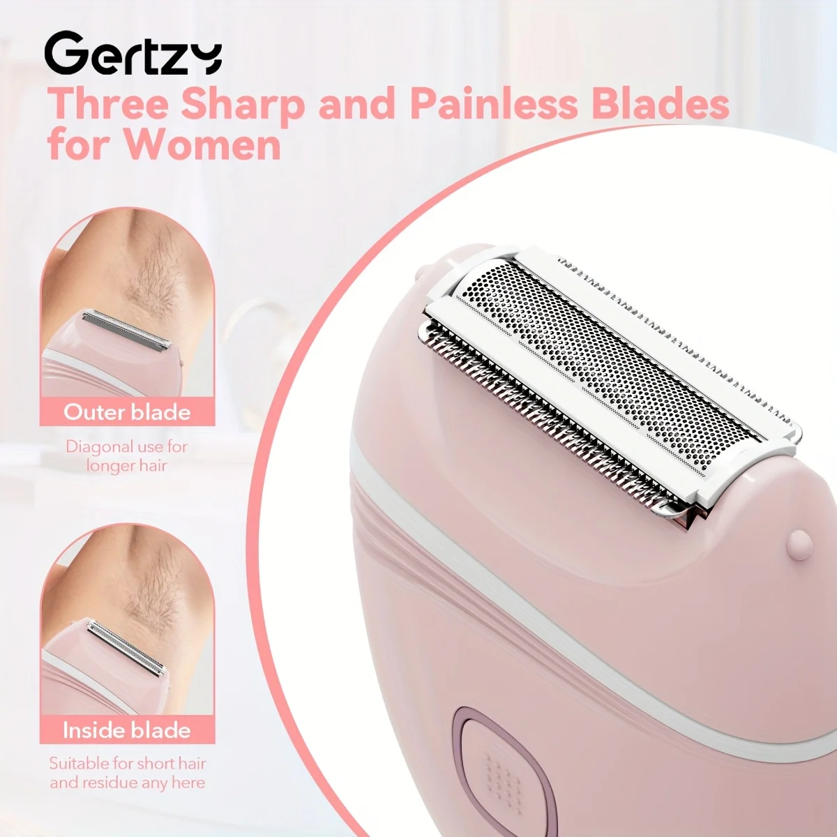 USB New Model Lady Shaver Charging for Women Home Shaving Painless Full Body Epilator with Foil Electric Shaver manufacture
