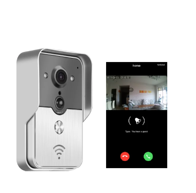 wireless video door entry system