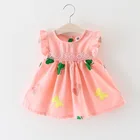 Baby Dress Baby Girl Dresses 2021 Summer Korean Version Flying Sleeve Color Embroidered Baby Girl Skirt Dress Kids Outfits