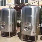 Stainless Steel 2500L 5000L Stainless Steel BBT Brite Tank For Storage Beer