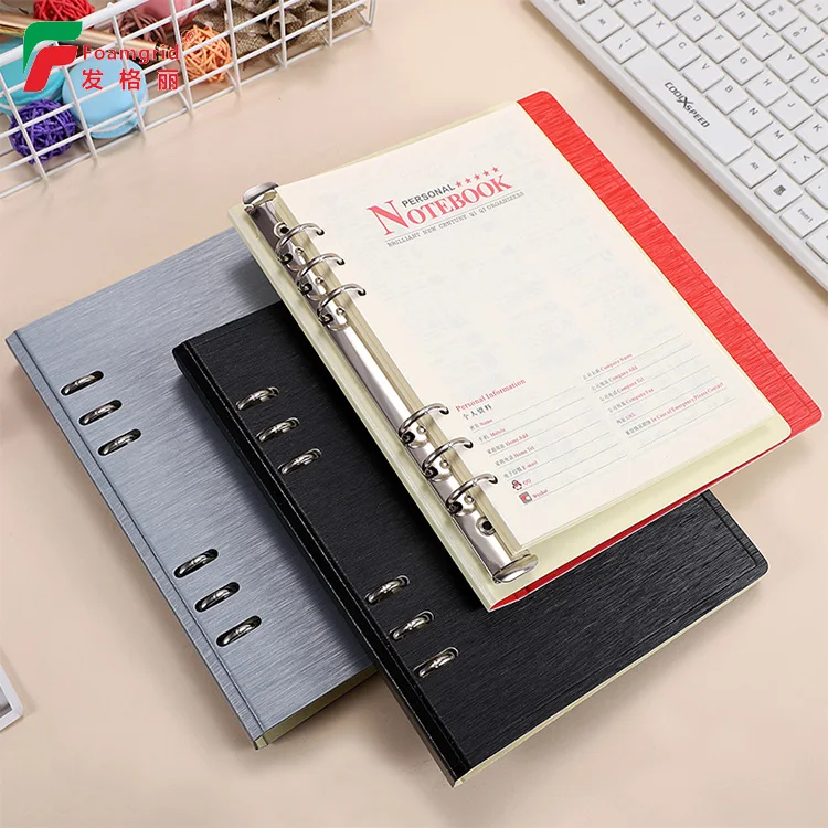 a5 binder notebook pp foam diary book business meeting record