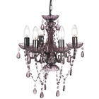 Chandelier Light Fancy Acrylic Chandelier Pendant Light With E14 E12 E17 Base 5 Candle Hamulus Bulb NS-120148R-1