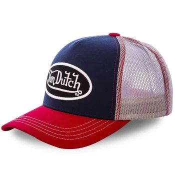 Wholesale Embroidered Animal Pattern Caps For Men Custom Baseball Cap PU Mesh Sports Trucker Hat