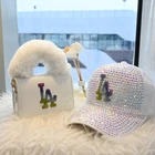 Purses Bags Purse And Mini Fur Diamonds La Cross Body Purses Bags Women Handbags Ladies Purse And Hat Set