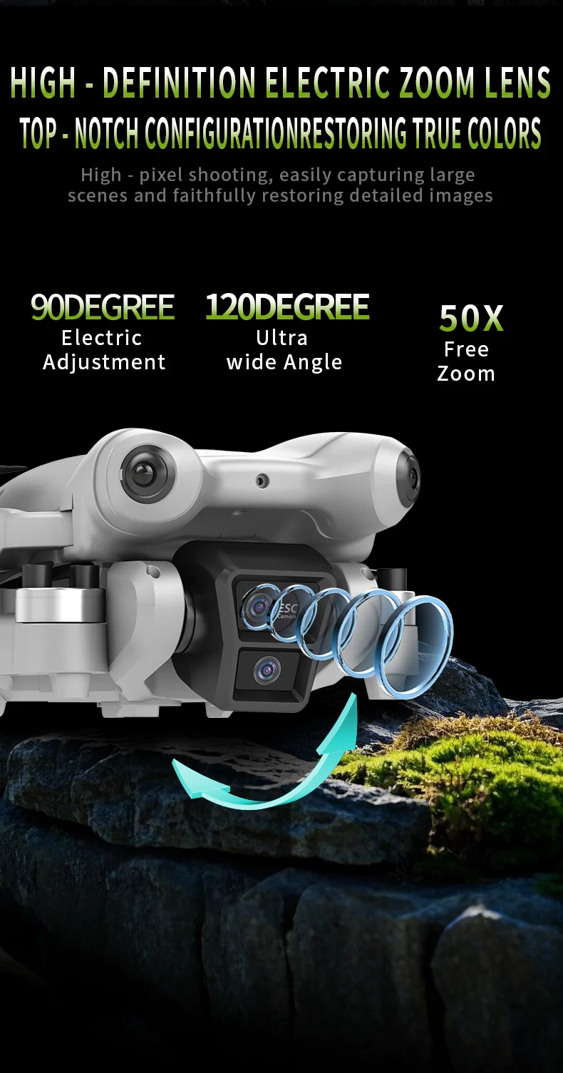 Drone M4 ultra-convivial pour les débutants GPS télécommande haute longue portée connectivité WIFI suivez-moi Drone cadeau d'évitement d'obstacles