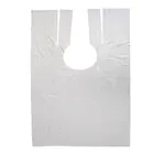 Cape Disposable PE Transparent Barber Cape Plastic Barber Cape For Hair Salon