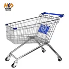 Shopping Trolley In Metal Material With Shopping Baskets